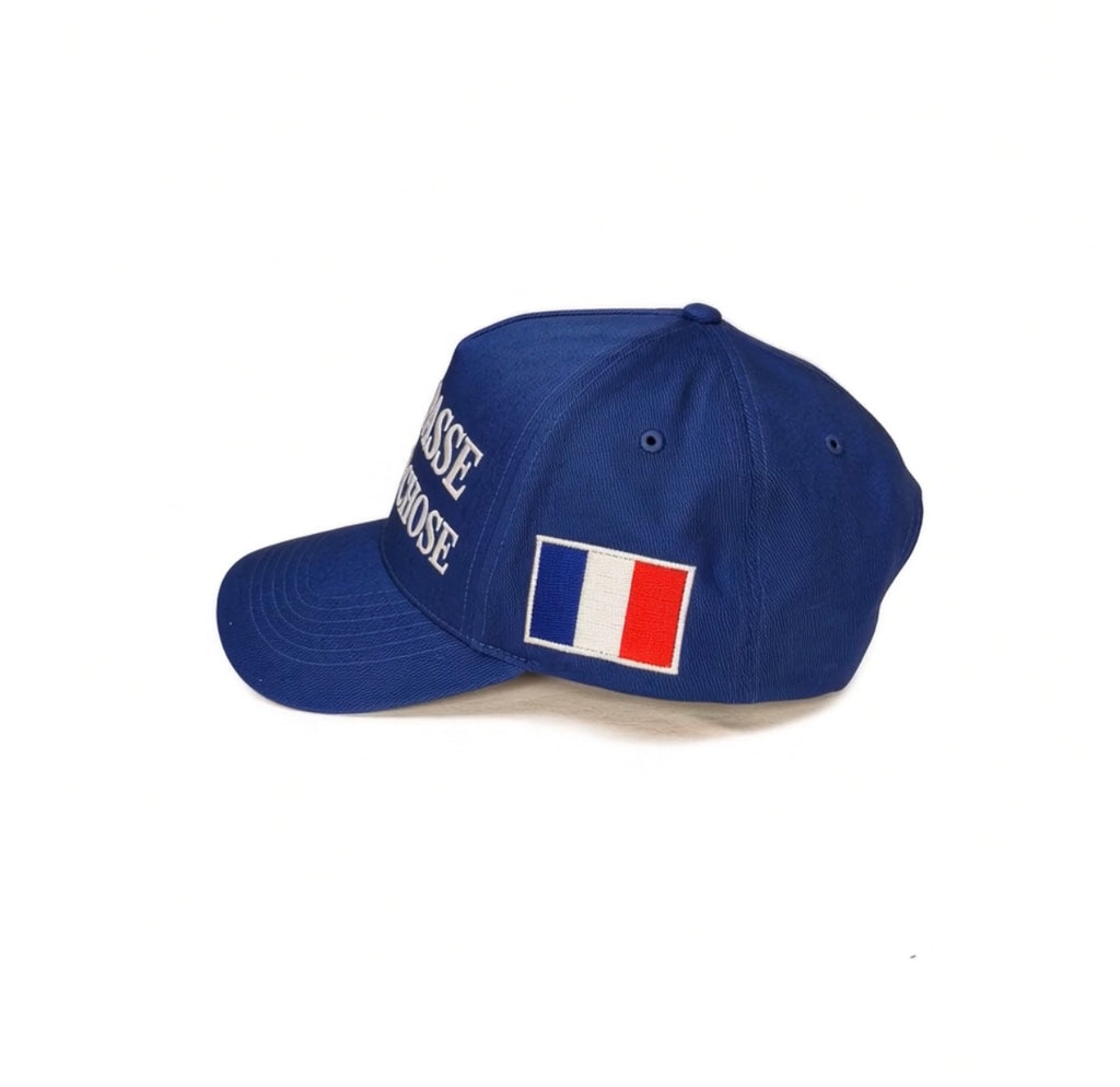 Casquette DL27 bleu marine, inscription blanche