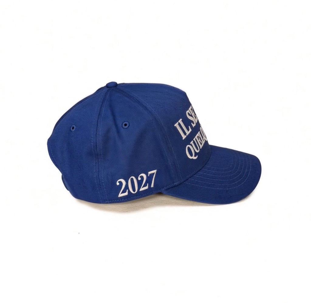 Casquette DL27 bleu marine, inscription blanche