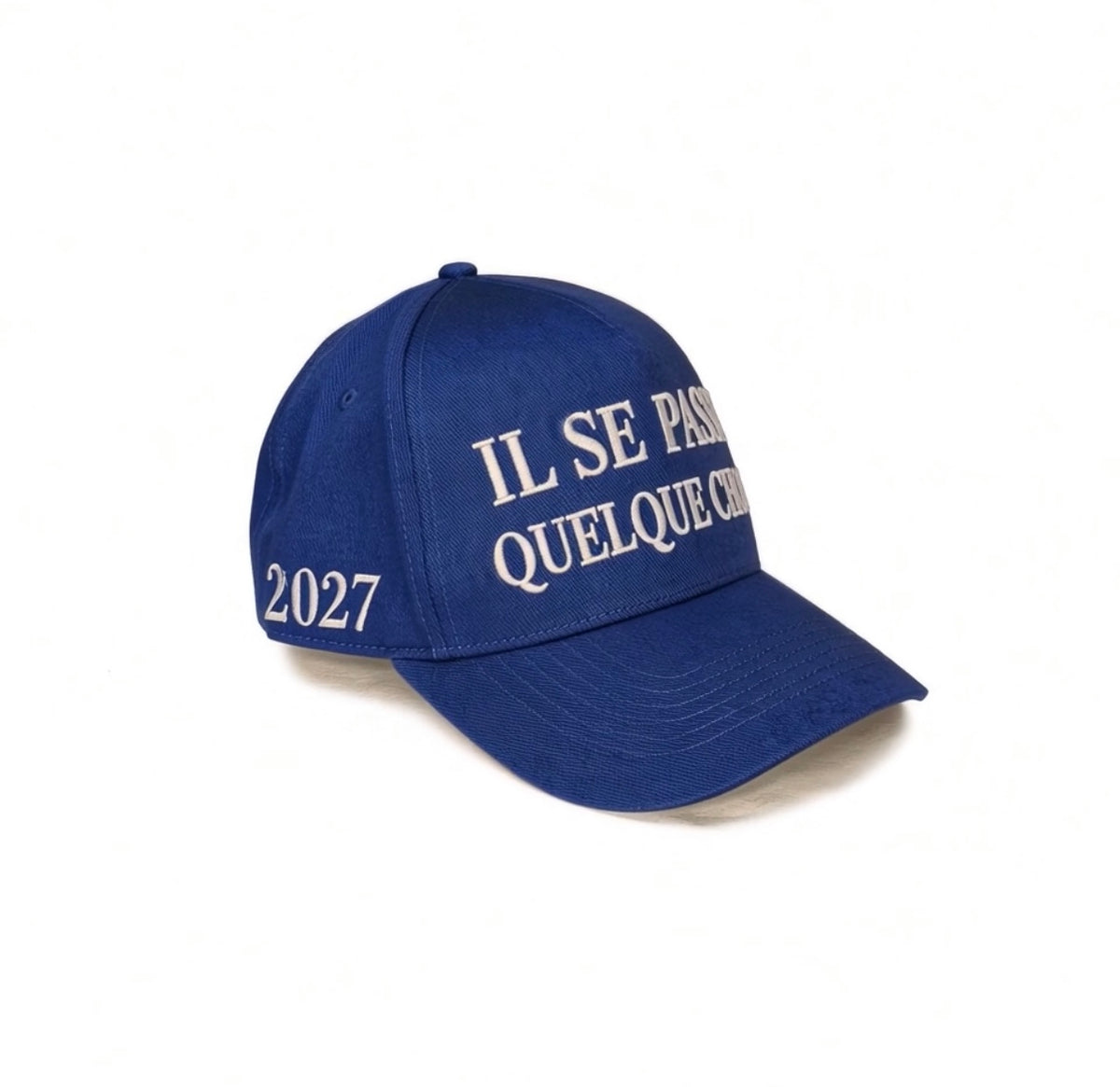 Casquette DL27 bleu marine, inscription blanche