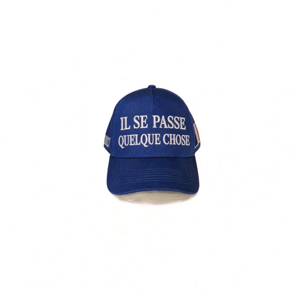 Casquette DL27 bleu marine, inscription blanche