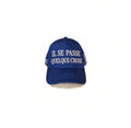 Casquette DL27 bleu marine, inscription blanche